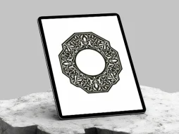 وکتور حاشیه طرح خاص نقوش سنتی