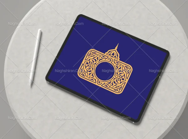 وکتور حاشیه طرح اسلیمی