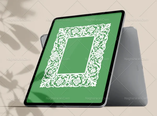 وکتور حاشیه نقوش ختایی ساده