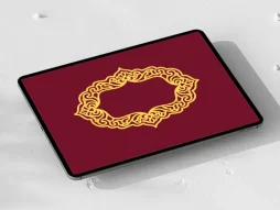 وکتور حاشیه اسلیمی توخالی
