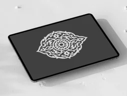 وکتور نقوش سنتی طرح نشان ساده