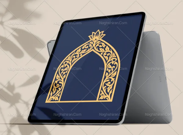 وکتور سنتی طرح محراب