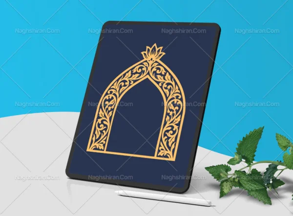 وکتور سنتی طرح محراب