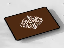 وکتور نشان ساده سفید رایگان