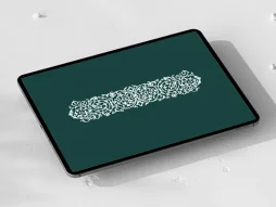 وکتور طرح قلمدانی ختایی و گردش اسپیرال