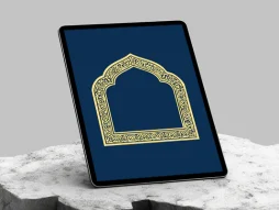 وکتور محراب طرح حاشیه سنتی رنگی
