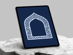 وکتور محراب طرح حاشیه هندسی ساده رایگان