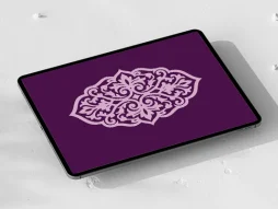 وکتور ترنج سنتی بنفش