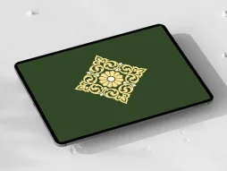 وکتور نشان سنتی کرم و سفید