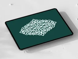 طرح وکتور نشان سفید سنتی