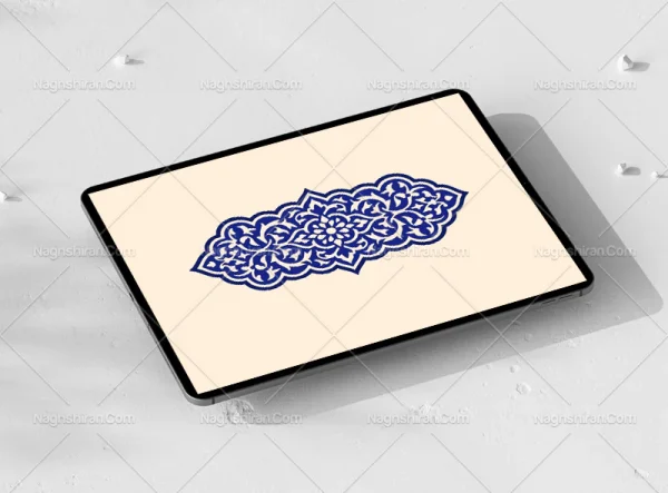 وکتور نقوش ختایی طرح ترنج