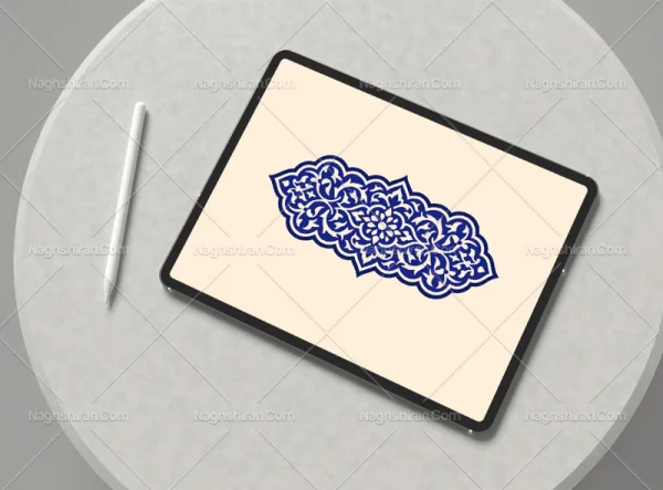 وکتور نقوش ختایی طرح ترنج