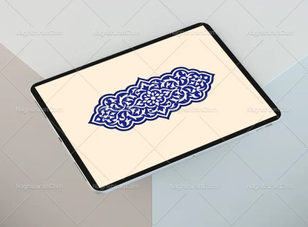 وکتور نقوش ختایی طرح ترنج