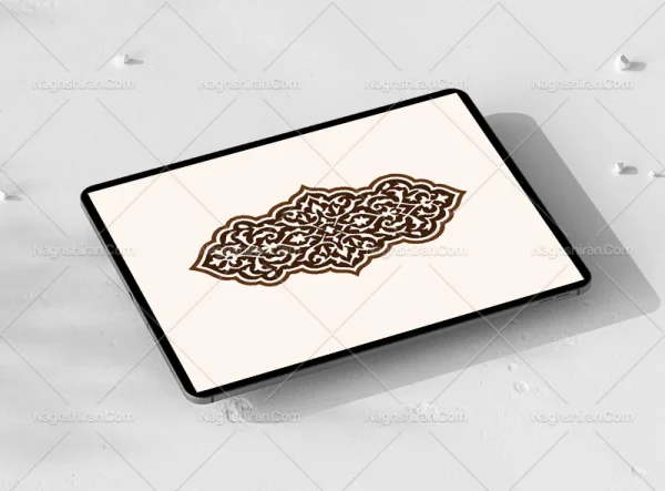 وکتور نقوش و المان های سنتی طرح ترنج