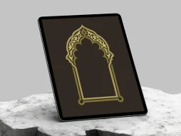 وکتور محراب طرح نقوش سنتی