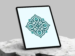 وکتور المان طرح سنتی نشان رنگی