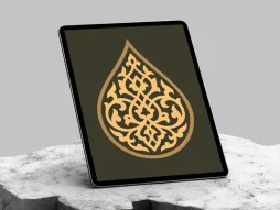 وکتور نشان طرح اشکی سنتی