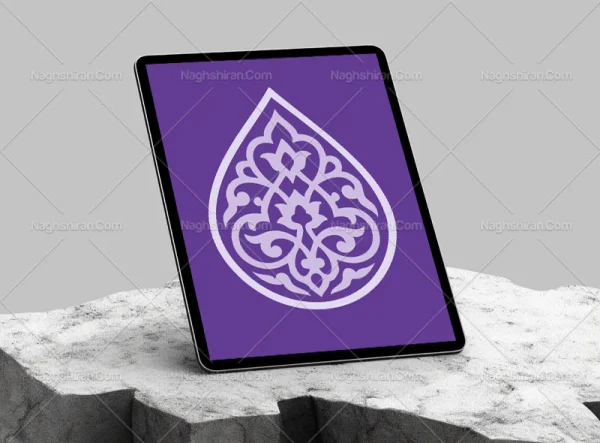 وکتور نشان نقوش یاسی سنتی