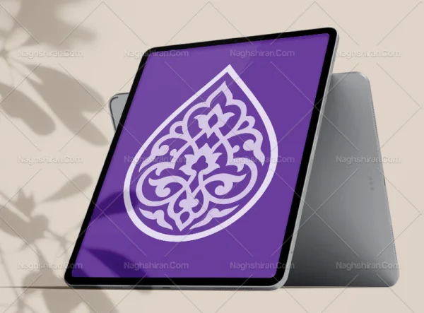 وکتور نشان نقوش یاسی سنتی