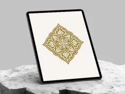 طرح وکتور نشان گل های ختایی