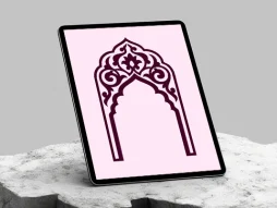 وکتور طرح محراب ساده اسلیمی