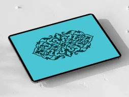 وکتور ترنج اسلیمی ساده رنگی