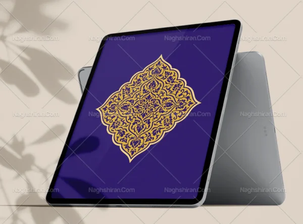 وکتور ترنج نقوش ختایی