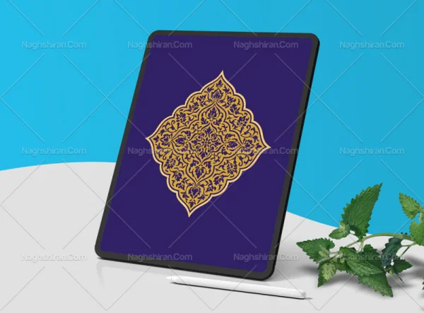 وکتور ترنج نقوش ختایی