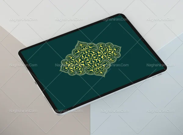 وکتور ترنج نقوش اسلیمی