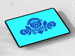 وکتور نقش و نگار سنتی آبی