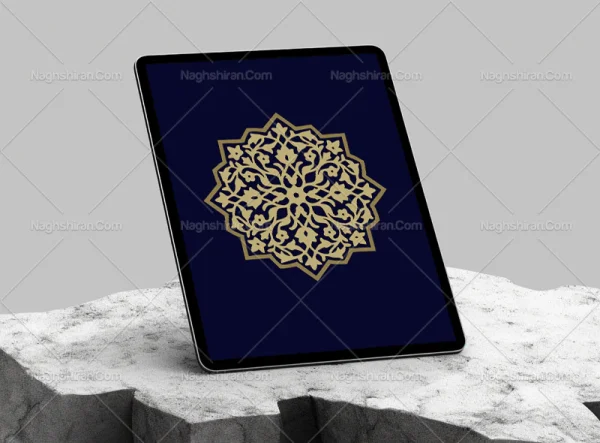 وکتور نشان نقوش تذهیب