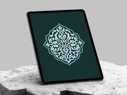 وکتور اسلیمی نشان رنگی