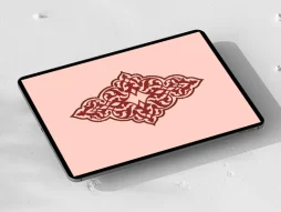 وکتور تذهیب طرح ترنج ساده