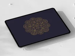 وکتور طرح شمسه ساده سنتی توخالی