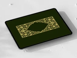 وکتور حاشیه گل و برگ سنتی