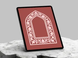 وکتور حاشیه ساده المان سنتی رنگی