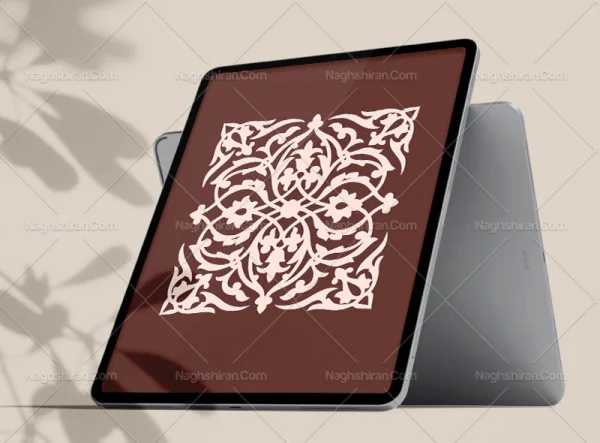 وکتور رنگی موتیف نقوش ختایی و سنتی