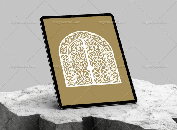 وکتور طرح در نقوش تذهیب