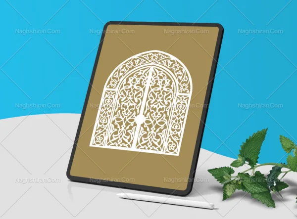 وکتور طرح در نقوش تذهیب