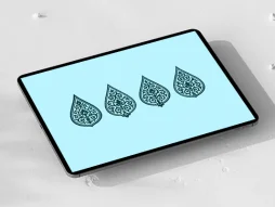 وکتور نشان طرح قطره ست 4 عددی