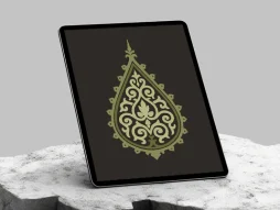 وکتور نشان طرح قطره سنتی