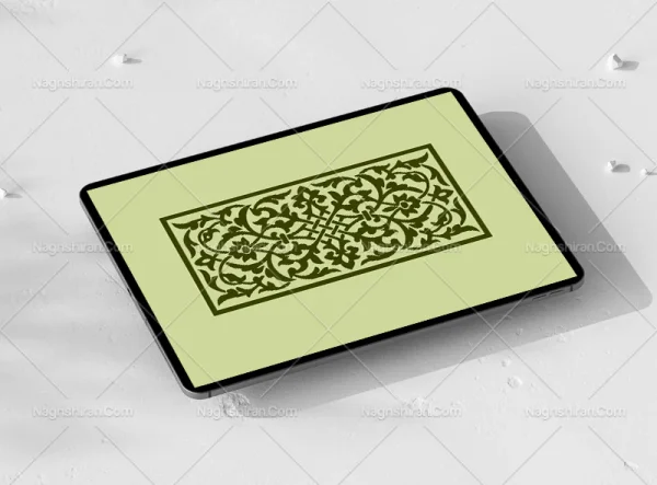 وکتور واگیره برگ لوتوس و گل ختایی