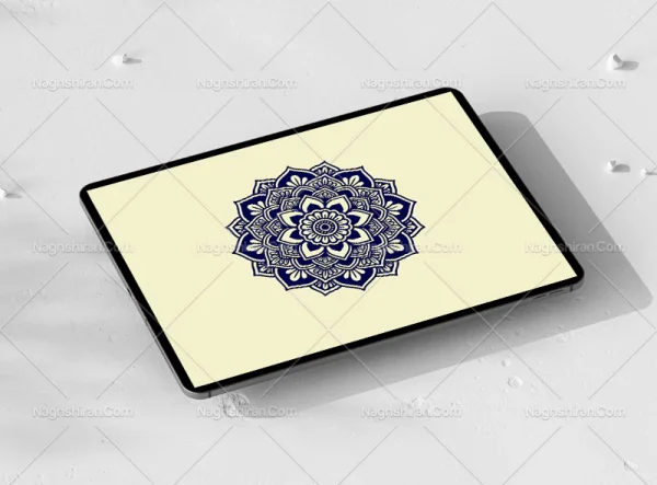 وکتور نشان طرح ماندالا