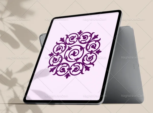 وکتور نشان گردش حلزونی
