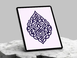 وکتور نشان هندسی طرح قطره