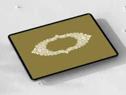 حاشیه ترنج نقوش سفید سنتی