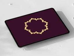 وکتور حاشیه ساده سنتی رنگی