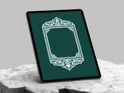 وکتور حاشیه نقوش سنتی رنگی