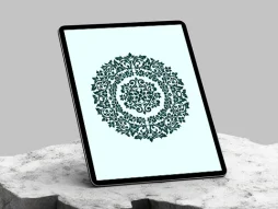وکتور شمسه نقوش سنتی ساده