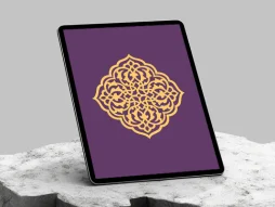 وکتور نشان رنگی اسلیمی